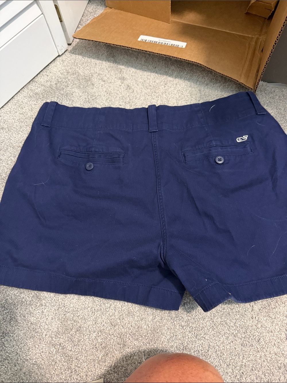 Vineyard Vines Navy Women’s Chino Bermuda Shorts